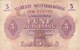 AUSTRIA 5 schilling 1944 VF!!!