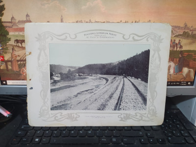 Calea ferată T&amp;acirc;rgu Ocna Palanca, Linia &amp;icirc;n defileu de la klm. 33+000 1903, 201 foto