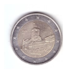 Moneda 2 euro Germania 2022 F Th&uuml;ringen , stare buna, curata