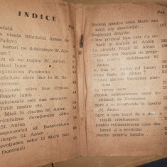 CARTE RUGACIUNI VECHE - SFANTUL ANTON SA NE AJUTE - BUCURESTI 1937