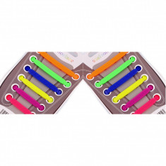 Set 6 sireturi silicon, elastice, colorate, NO TOUCH 4792