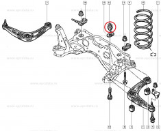 Piulita M 14 x 150 , Oe Renault 7700802227 foto