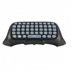 Tastatura chatpad Dobe wireless bluetooth compatibila cu controllerul pentru XBOX 360, negru foto