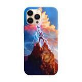 Husa compatibila cu Apple iPhone 12 Mini model Thor love and thunder,Silicon, Tpu, Viceversa, Transparent, Carcasa