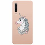 Husa silicon pentru Xiaomi Mi 9, Cute Rose Gold