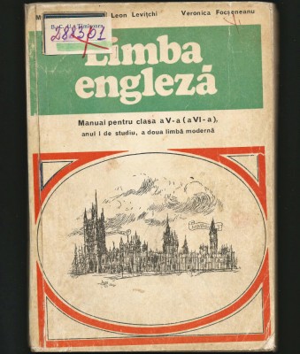 LIMBA ENGLEZĂ - MANUAL CLASA A V-A, ANUL I DE STUDIU - LEON LEVIȚCHI, FOCȘENEANU foto
