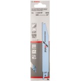 Bosch S 123 XF - Set panze fierastrau sabie bimetal 150 mm 8-14 dinti/inch dantura progresiva 5 bucati