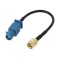 Cablu adaptor antena Fakra mufa - SMA-A mufa drept 150mm JC Antenna