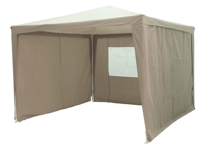Pavilion gadina Bloma Jarvis, bej taupe, 3 x 3 m