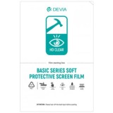 FOLIE PROTECTIE ECRAN TPU (SILICON, DEVIA BASIC SERIES) ( 140 MICRONI), TRANSPARENT SIZE: 120 MM * 180 MM