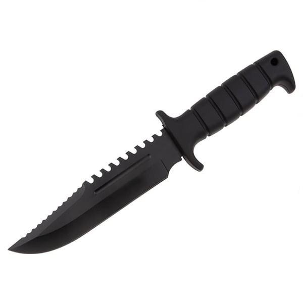 Cutit tactic, DEPOX&reg;, Ultimate Survival, 29 cm, Negru