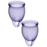 Satisfyer Feel Confident Menstrual Cup cupe menstruale Purple