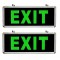Indicator Luminos EXIT cu LED si Acumulator 36x14x3cm 2Fete MNR3925