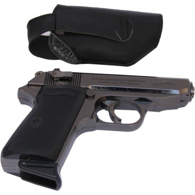 Bricheta pistol Walther PPK calibru 7.65mm, negru, scara 1 la 1 foto