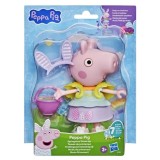 PEPPA PIG SET TINUTA DE PRIMAVARA CU FIGURINA PEPPA SI ACCESORII 15CM
