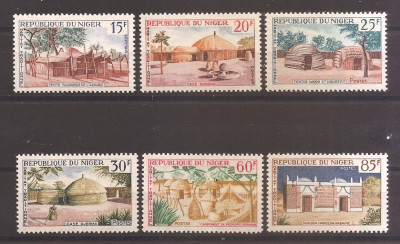 Niger 1964 - Case tradiționale, MNH foto