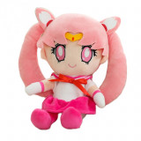 Jucarie de plus anime Sailor Moon pisica Luna, 25 cm, mov