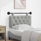 vidaXL Cap de pat suspendat Gri nori 100 x 55 x 7 cm țesătură 42032039