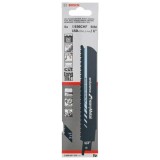 Bosch S 936 CHF - Set panze fierastrau sabie bimetal 150 mm 8+10 dinti/inch dantura 2x2 Tooth Geometry Micro Edge 5 bucati
