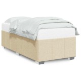 Cumpara ieftin Cadru de pat fara saltea, crem, 100x200 cm, textil