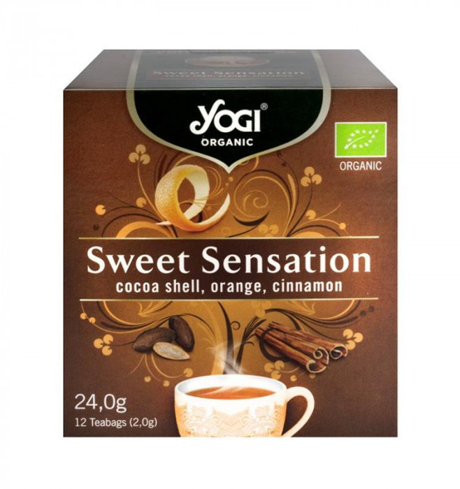 Ceai Sweet Sensation Bio 12 plicuri Yogi Tea