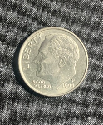 Moneda One Dime 1999 USA foto