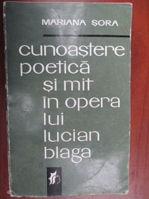 Cunoastere poetica si mit in opera lui Lucian Blaga foto