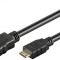 Cablu Mini HDMI v1.4 High Speed with Ethernet 1.5m HDMI (type A) - HDMI mini (type C) Goobay
