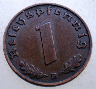 2.756 GERMANIA 1 REICHSPFENNIG 1938 B foto