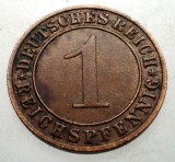 B.179 GERMANIA WEIMAR 1 REICHSPFENNIG 1933 F