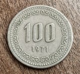 C50 - Moneda foarte veche - Coreea de Sud - 100 won - 1971