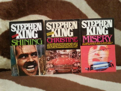 SHINING/CHRISTINE/MISERY-STEPHEN KING (3 VOL) foto