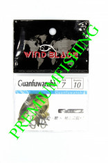 Pachet 10 Carlige NS Black Wind Blade Pentru Crap Model Guanfuwanshi Numaru 7 foto