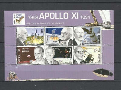 GUYANA 1994 COSMOS SPATIU APOLLO XI foto