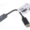Adaptor Goobay DisplayPort la HDMI 0,1m negru 4K UHD