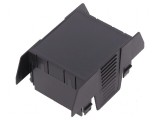 Capac carcasă UL94HB EH 45 FLAT ABS negru 45mm