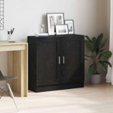 Cumpara ieftin Dulap pentru cărți din stejar negru - 82.5x30.5x80 cm - Lemn compozit