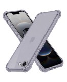Husa Clear Silicon iPhone 16e, iPhone 17e Smoke Black