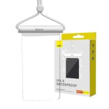 Cumpara ieftin Husa Waterproof IPX8 pentru Telefon 7.2&quot;, Baseus (P60263701213-00), Moon White