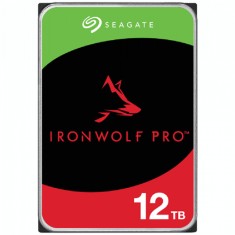 HDD NAS SEAGATE IronWolf Pro 12TB CMR 3.5&quot;, 256MB, SATA 6Gbps, 7200RPM, RV Sensors, Rescue Data Recovery Services 3 ani, TBW: 550TB &quot;ST12000NT001&quot; .
