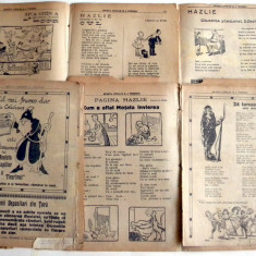 1920 Lot file deparaiate benzi desenate romanesti Revista copiilor si tinerimei