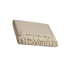 Cuvertura decorativa, 280x170 cm, Bej, Bumbac, ATU-080790