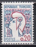 Franta 1961 - Nou tip Marianne, MNH, Nestampilat