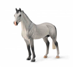 Figurina pictata manual armasar Hanoverian Dappled Grey foto