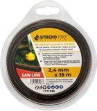 Fir pentru motocoasa Strend Pro Saw Line 2,4 mm, 15 m, zimtat
