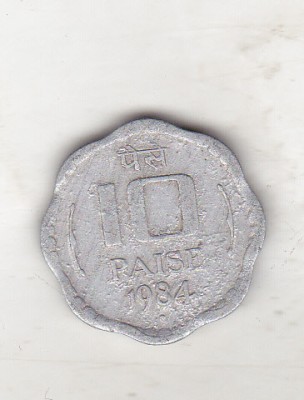 bnk mnd India 10 paise 1984 foto