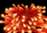 Instalatie de Craciun liniara, rosie, 24 m, 300 leduri, 5883R, Gimihome