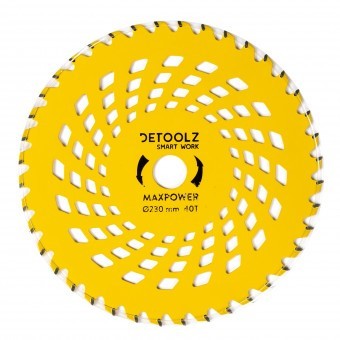 Disc motocositoare 40T Vidia, 230 x 25.4 x 2 mm, MaxPower foto