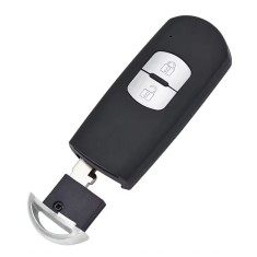 Carcasa cheie auto pentru Mazda 2 butoane, compatibila cu modelele Mazda 2, 3, 5, 6, CX-3, CX-5, CX-7, CX-9, 2013-2019, Lamela canelura dreapta