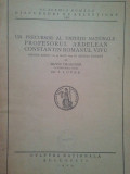 Silviu Dragomir - Un precursor al Unitatii Nationale: profesorul ardelean Constantin Romanul Vivu